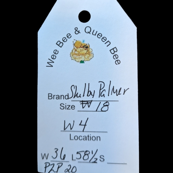 Shelby Palmer white off the shoulder pant suit size 18 - Picture 4 of 4